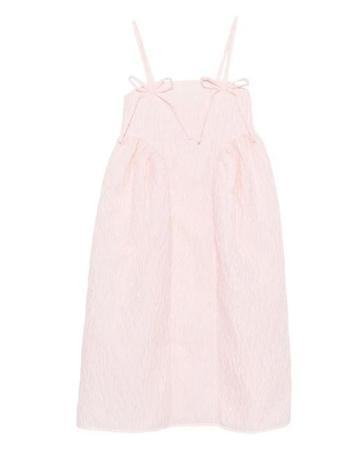 CECILIE BAHNSEN Ambra リボンディテール ドレス Pink