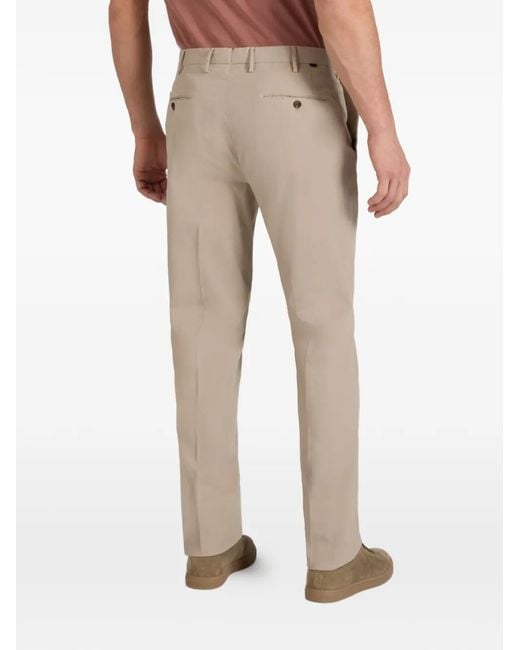 Incotex White Button Trousers for men