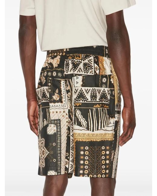Isabel Marant Black Gregorian Shorts for men