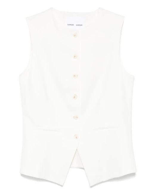 Samsøe & Samsøe White Saruma Weste