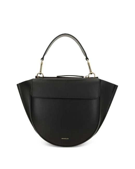 Wandler Black Small Hortensia Leather Tote Bag