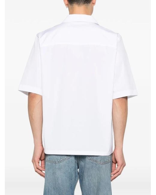 DIESEL White S- Mac Short-Sleeve Shirt for men