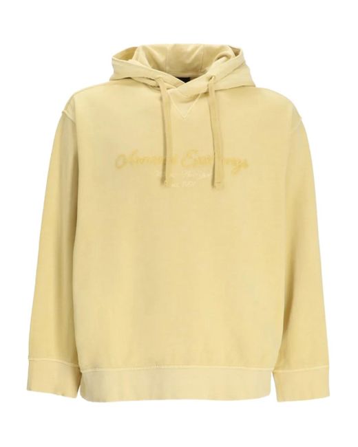 メンズ ARMANI EXCHANGE ロゴ パーカー Yellow