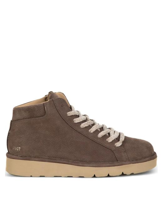Pànchic Brown Laced Boots for men
