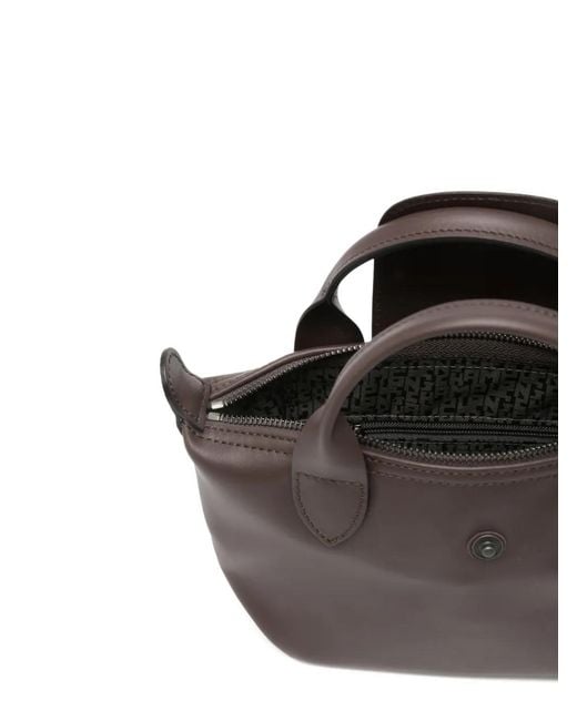 Longchamp Gray Le Pliage Xtra Xs Handbag
