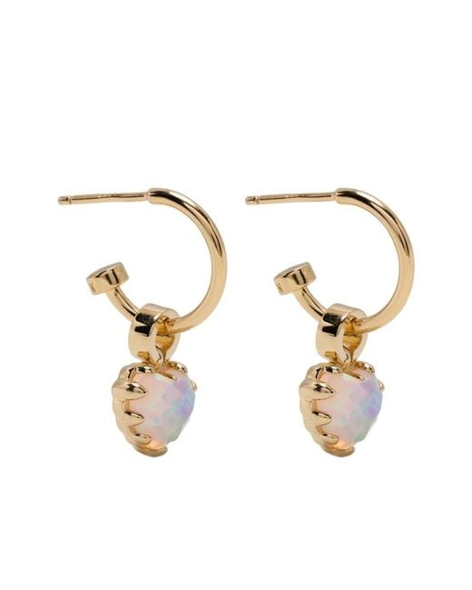 Stolen Girlfriends Club Metallic Love Claw Anchor Earrings