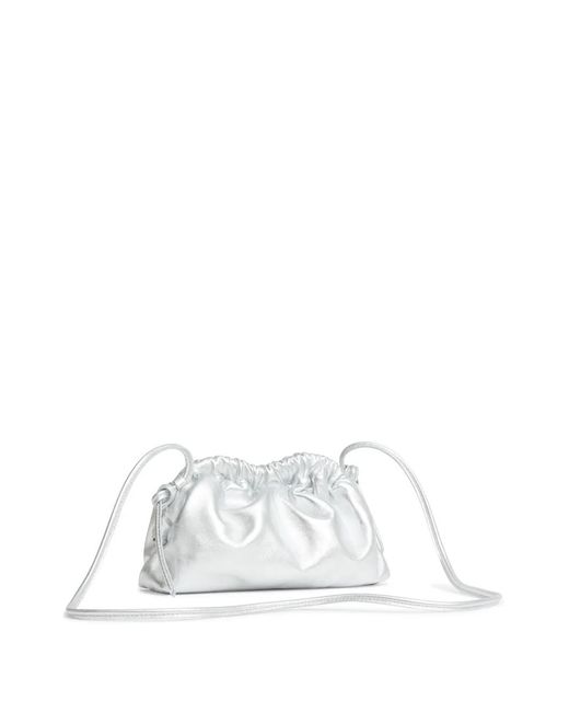 Mansur Gavriel White Mini Cloud Clutch Bag