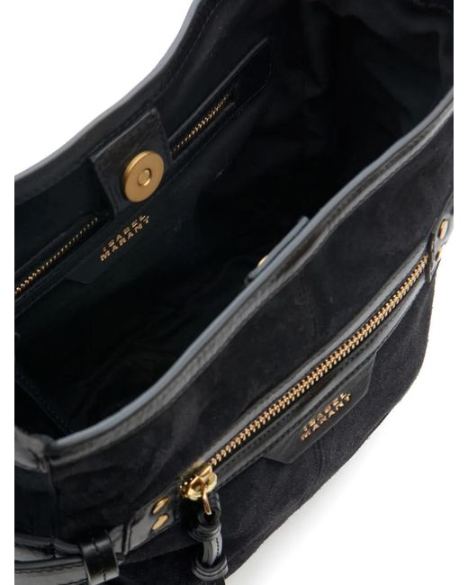Isabel Marant Black Small Sierra Hobo Shoulder Bag