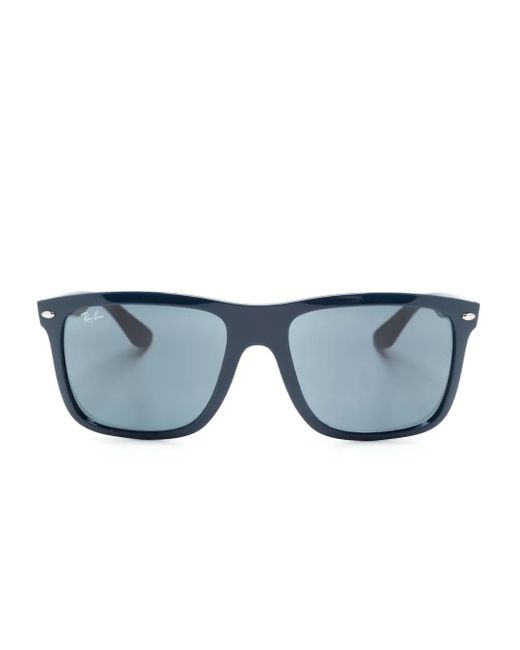 Occhiali Da Sole Boyfriend Two Squadrati di Ray-Ban in Blue
