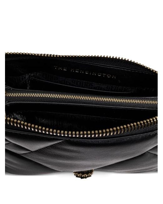Kurt Geiger Black Kensington Puff Quilted Shoulder Bag
