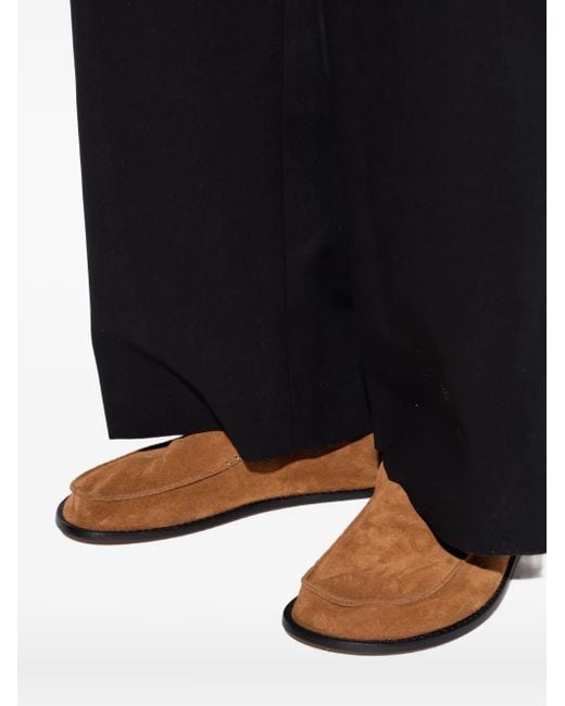 Loewe Flex Loafer Aus Wildleder in Brown für Herren