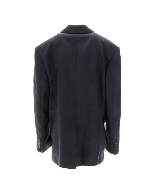 P.A.R.O.S.H. Blue Single-Breasted Blazer