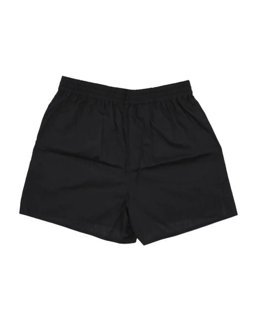 LA ROSE Black Elasticated-Waist Shorts