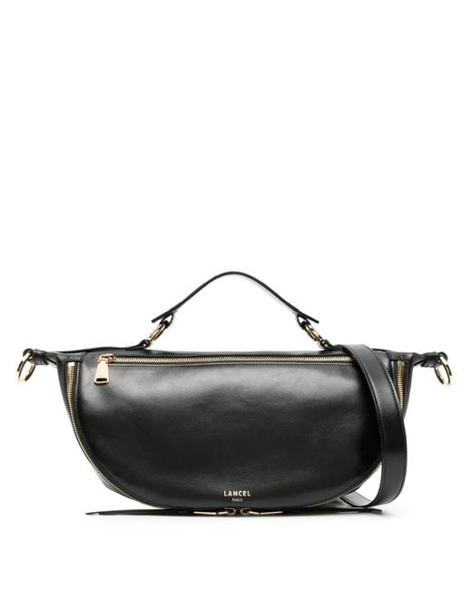 Lancel Black Medium Origami Crossbody Bag