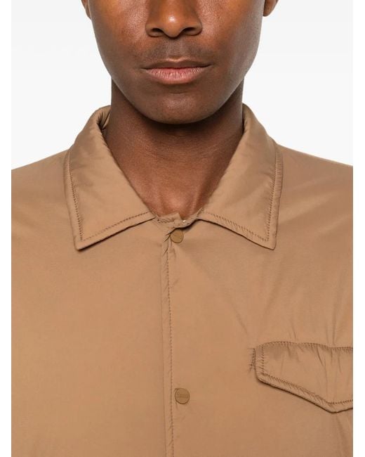 Herno Natural Padded Shirt Jacket for men
