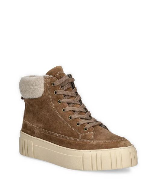 Gant Brown Shearling Detailing Boots