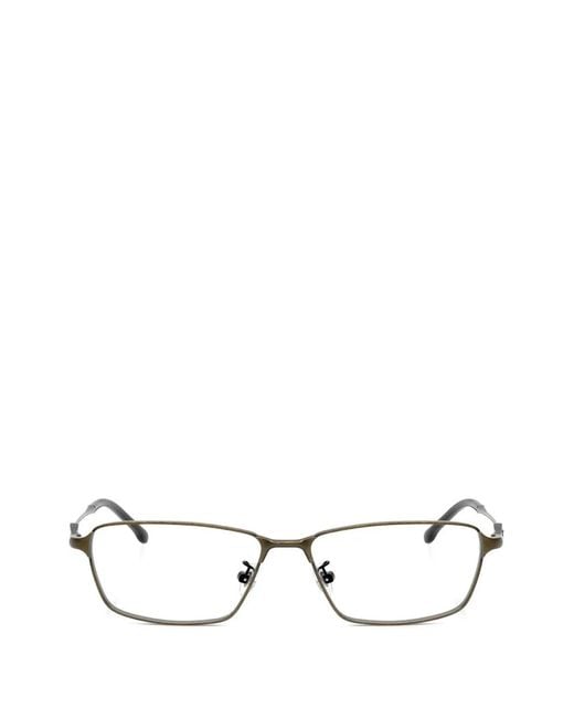 DIESEL Brille Mit Eckigem Gestell in White für Herren