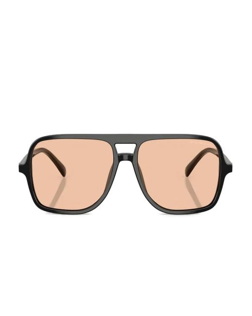 Occhiali Da Sole Con Stampa di Emporio Armani in Pink da Uomo