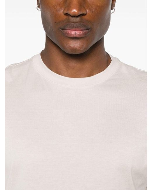Camiseta con cuello redondo Eleventy de hombre de color White