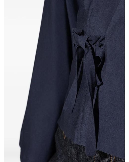 KENZO Blue Jacke mit Bindegürtel