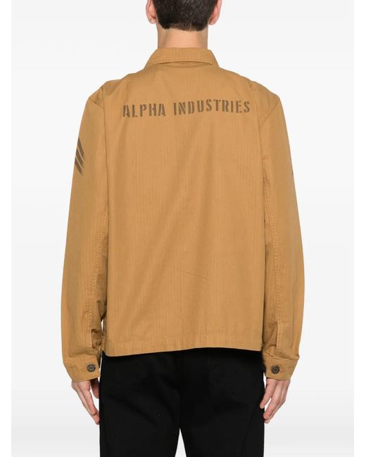Alpha Industries Natural Patch-Pocket Jacket for men