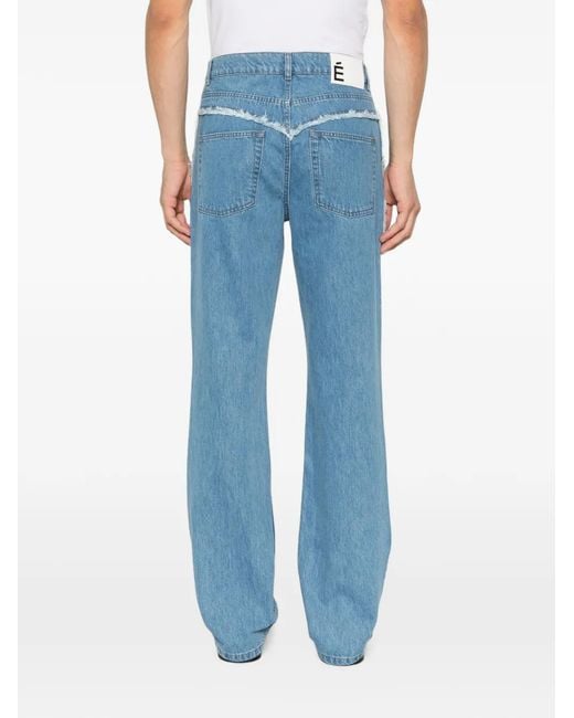Etudes Studio Blue Jean Bootcut À Bords Francs