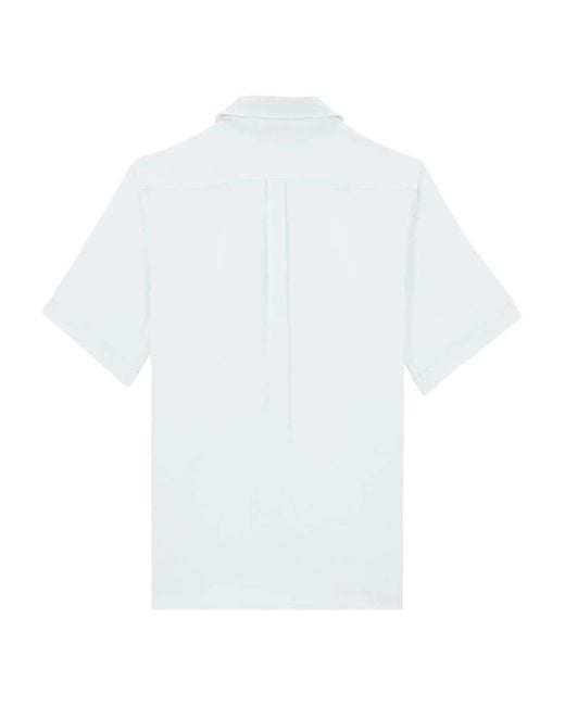 Vilebrequin Leinenhemd mit Brusttasche in White für Herren