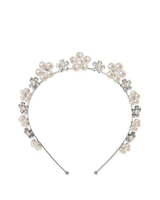 Jennifer Behr White Zaya Tiara