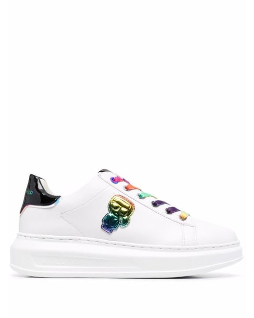 Karl Lagerfeld Exclusive Pride Kapri Low-top Sneakers in het Multicolor