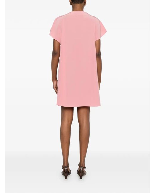 Joseph Pink "Anika" Dress Satin Twill