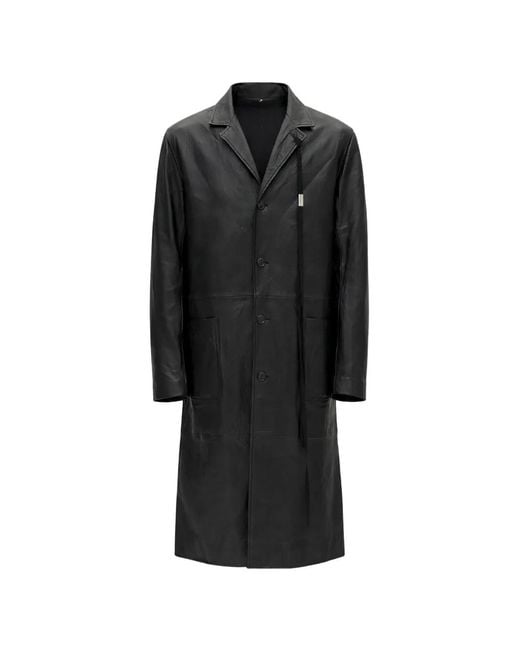 Ann Demeulemeester Black Adonis Coat for men