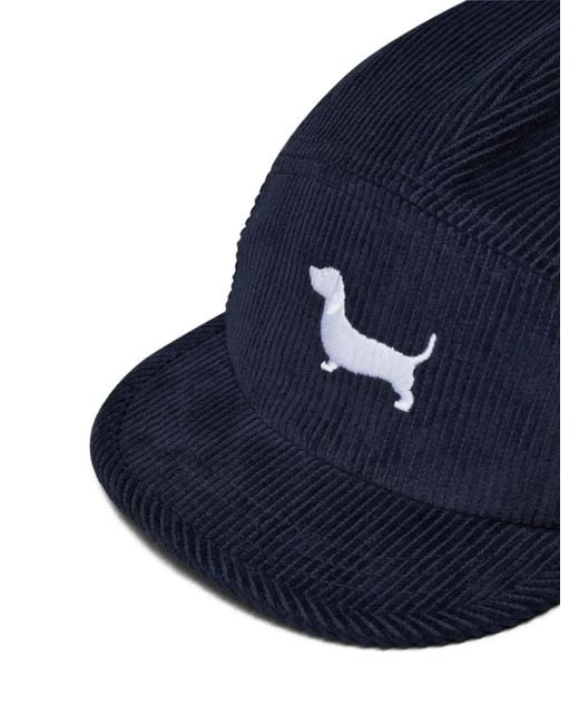 Thom Browne Blue Hector-Motif Baseball Cap for men