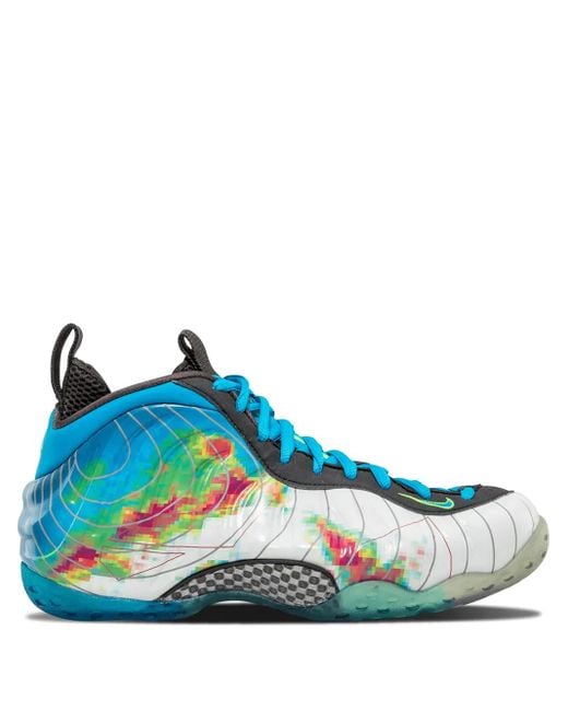 Nike Blue Air Foamposite One Prm 'weatherman' Shoes - Size 12