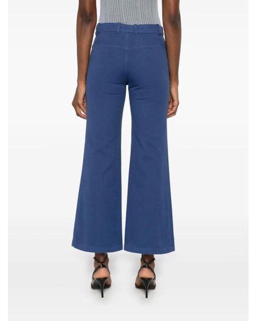 Chloé Blue Wide Camal Pants
