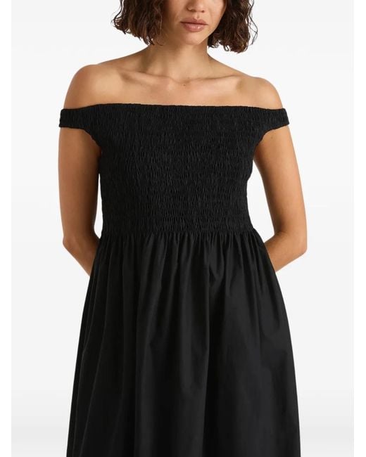 Faithfull The Brand Black Fao Maxi Dress