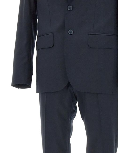 Corneliani Blue Single-Breasted Suit for men