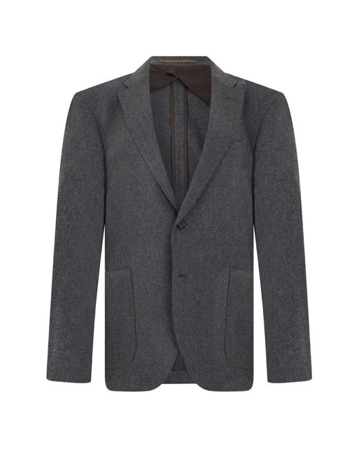 Slowear Gray Single-Breasted Blazer for men