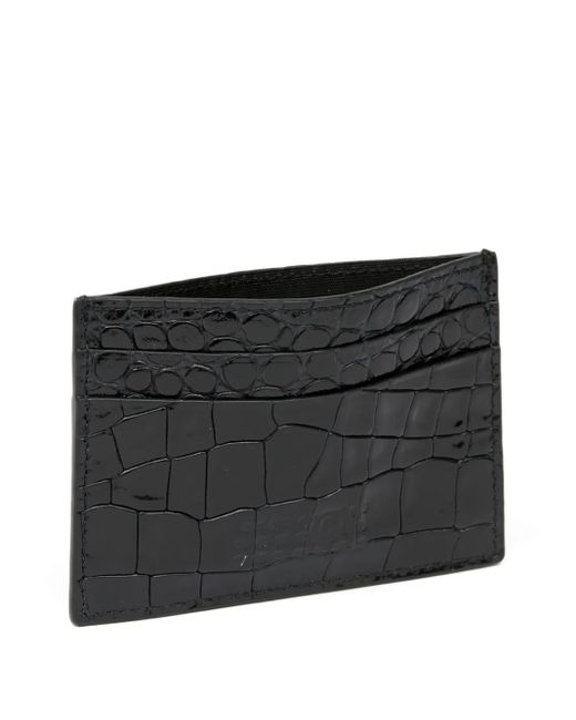 MM6 by Maison Martin Margiela Crocodile-Embossed Cardholder