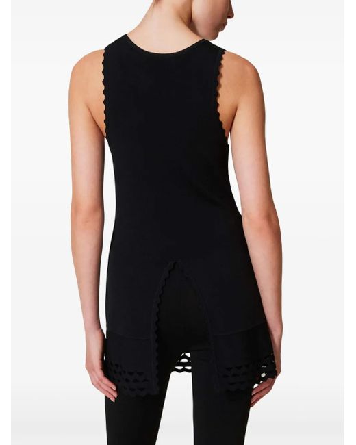 Twinset Black Fine-Knit Top