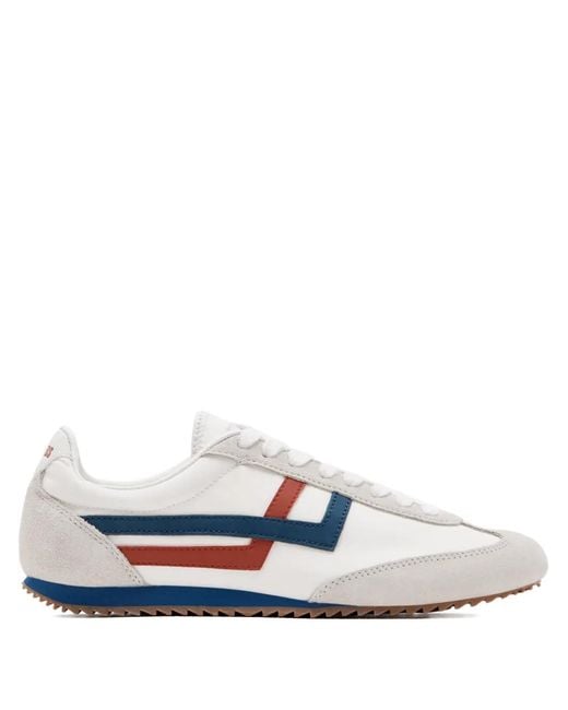 Pro Keds White Baskets Racer 77 À Rayures