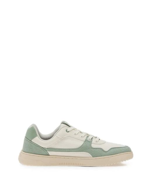 Barebarics White Zing Panelled Sneakers