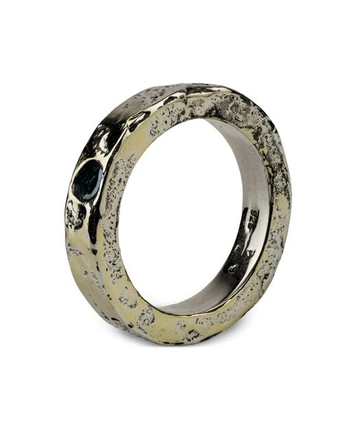 Parts Of 4 Metallic 18Kt Sistema Diamond Ring