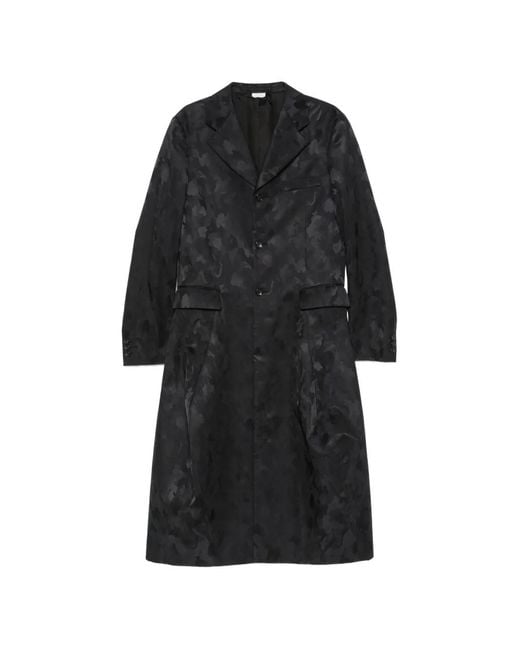 Comme des Garçons Black Manteau À Motif Camouflage En Jacquard for men
