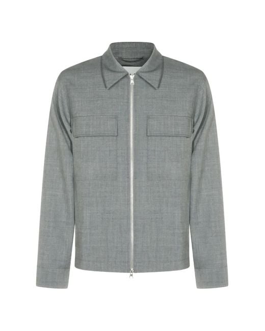 NN07 Gray Zip Pocket Jacket for men