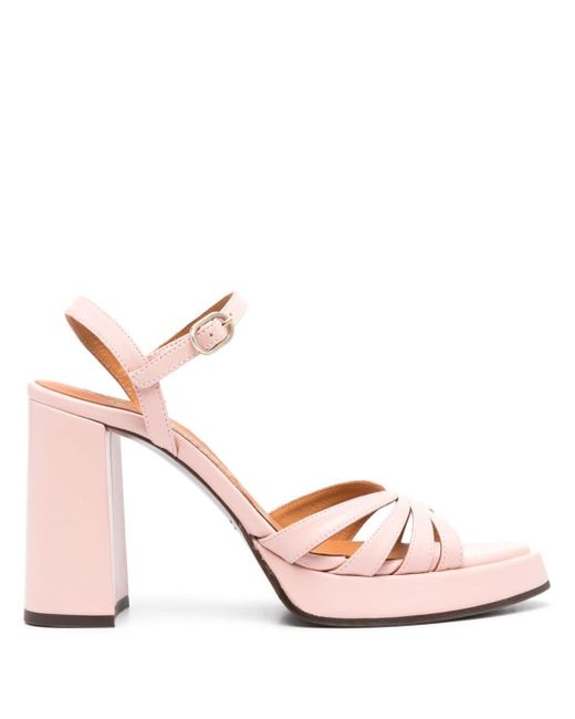 Sandales en cuir 85 mm Chie Mihara en coloris Pink