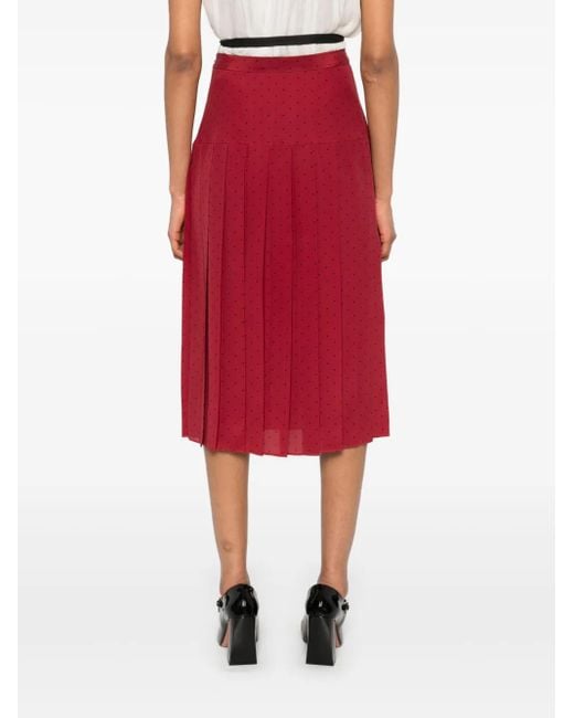 Alessandra Rich Red Skirts