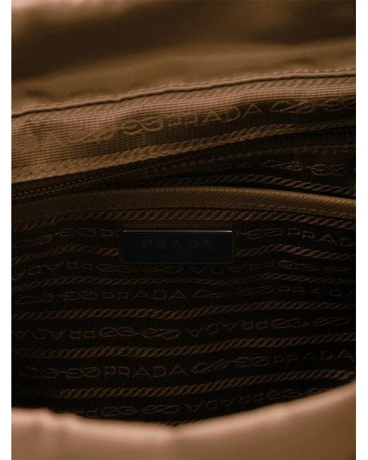 Prada Brown Medium Re-Nylon Backpack With Pouch