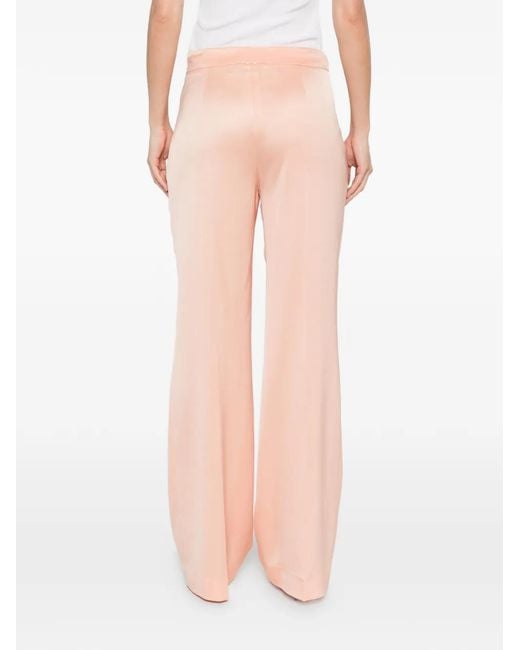 Twinset Pink Wide-Leg Palazzo Pants