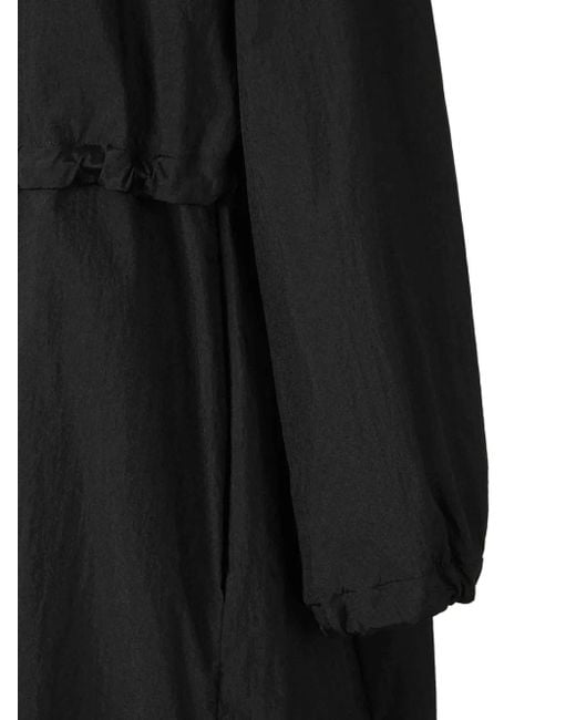 Herno フーデッド トレンチコート Black