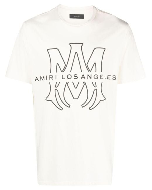 Amiri X Browns White Logo-print Cotton T-shirt - Men's - Cotton for men